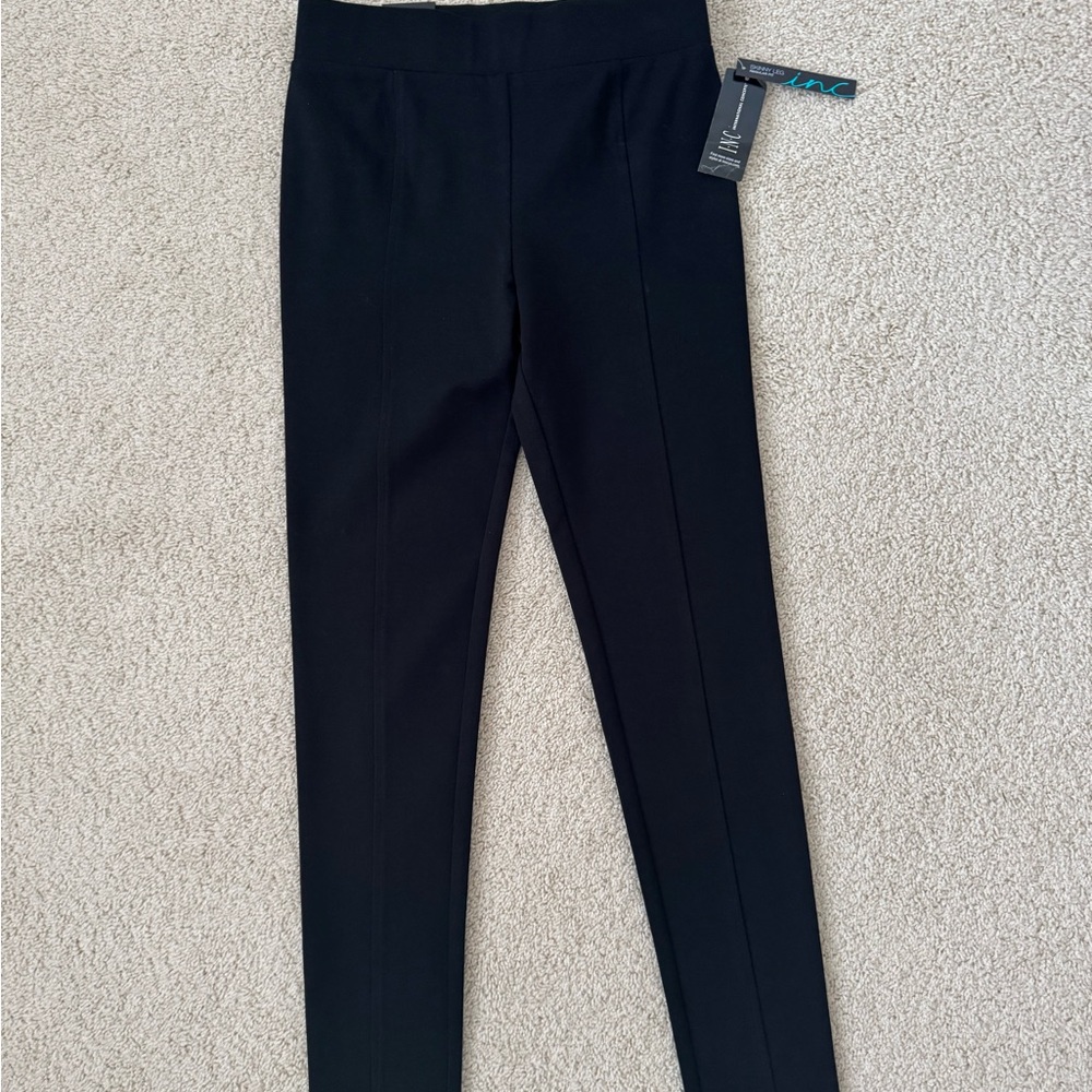 INC brand NWT black stretch leggings SIZE 4